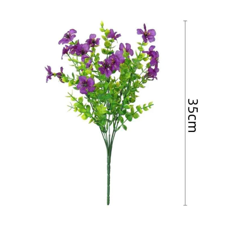 Fake Flowers Outdoor UV Resistant Faux Plants For Outside Yard Wedding Indoor Home Kitchen Farmhouse Decor Artificial Plants by DSERS