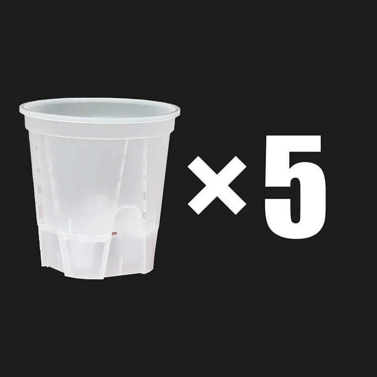 Premium Clear Desktop Resin Flower Pot, Transparent Nurturing Your Green Plants - Suitable for Placing Orchids by DSERS