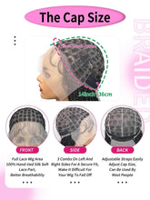 Synthetic Twisted Braided Wig Goddess Full Lace Small Box Knotless Braids For Black African Women Long 36 inch Senegalese Twists Braided Wigs by DSERS / AliHairs Store
