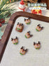 Christmas Series Nail Art Accessories 3D Resin Nail Charms Cute Bells Reindeer Snowman Cartoon Versatile Winter Nail Decorations by DSERS