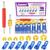 1 Set 7/16pcs Car Auto AC Line Disconnect Tool Fuel Line Disconnect Fuel Line Angled Disconnect Tool Set Fuel Line Removal Tools
