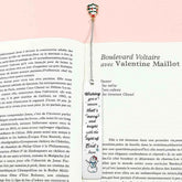 A stainless steel pendant bookmark about Christmas, the warmest Christmas reading gift for loved ones on Christmas Eve. metal Bokkmark by DSERS