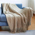 Bohemian Couch Blanket Large Knitted Tassel Throw for Bed Chair Sofa Couch Cover All-Season Blankets Home Decor Soft Comfortable by DSERS