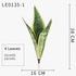 Artificial Succulents Plants House Decoration Accessori Tropical Fake Long Leaf Bonsai Hotel Party Home Decor Photo Props by DSERS