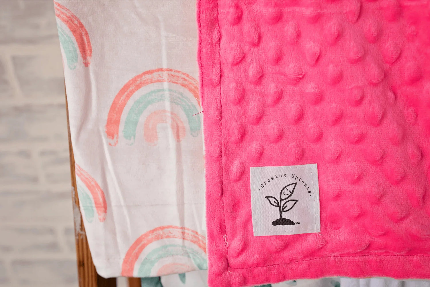 Colorful Creations Minky Blanket by Growing Sprouts