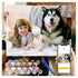 HUACAN Custom Photo Paint By Numbers Pets Child Diy Kit Picture For Living Room Home Decoration Painting by numbers by DSERS