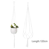 Hanging Plant Handmade Macrame Plant Hanger Flower Pot Planter Hanger Wall Decor Courtyard Garden Hanging Planter Hanging Basket by DSERS