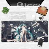 Large Gaming Mouse Pad Hatsune M-miku Mousepad PC Gamer Desk Mat Office Decoration Mouse Mat E-Sports Playmat Game Accessories by DSERS