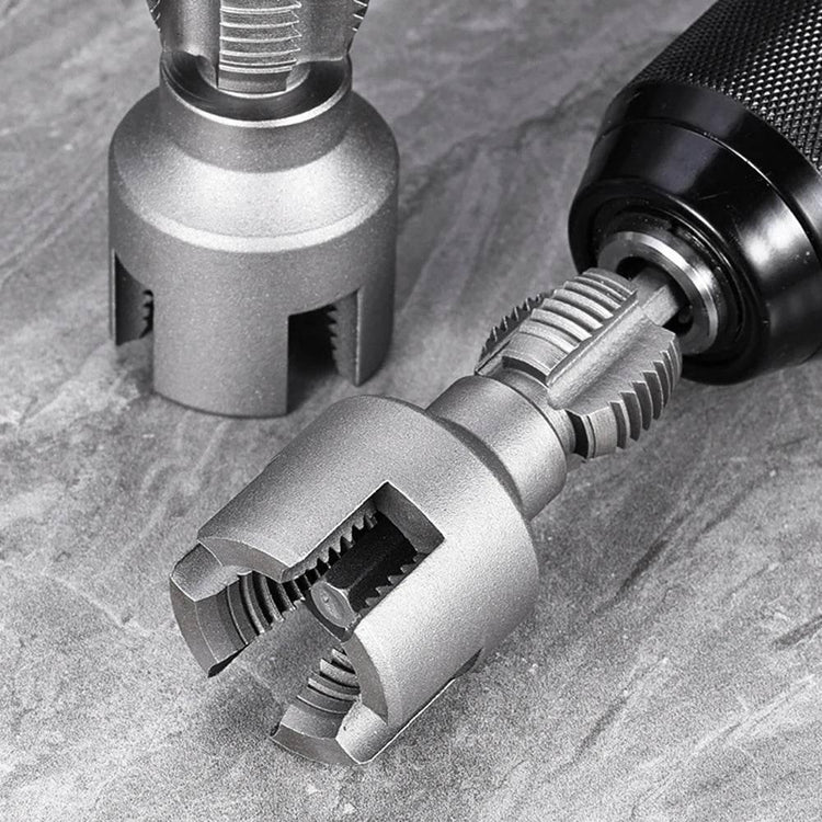 20/25mm water pipe thread opener with integrated jaws for PPR/PVC, drill-ready tool