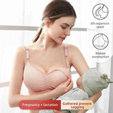 High Quality Plus Size Nursing Bra Breathable Women Breastfeeding Underwear Seamless Maternity Bra Push Up Bra by DSERS
