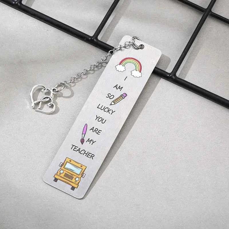 Cartoon Metal Bookmarks for Students & Teachers metal bookmark by DSERS
