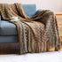 Bohemian Couch Blanket Large Knitted Tassel Throw for Bed Chair Sofa Couch Cover All-Season Blankets Home Decor Soft Comfortable by DSERS