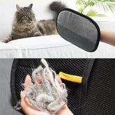 Pet Static Hair Removal Gloves Washable Reusable Static Dust Brush Multifunctional Mesh Cloth Pet Grooming Gloves Home Pet Static Hair Removal Gloves by DSERS