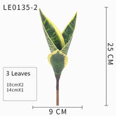 Artificial Succulents Plants House Decoration Accessori Tropical Fake Long Leaf Bonsai Hotel Party Home Decor Photo Props by DSERS