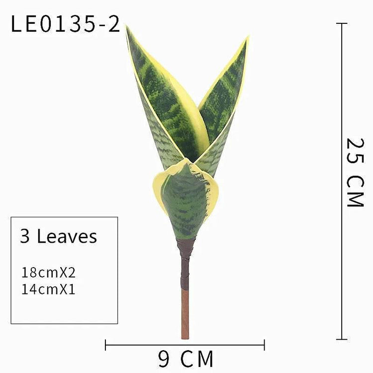 Artificial Succulents Plants House Decoration Accessori Tropical Fake Long Leaf Bonsai Hotel Party Home Decor Photo Props by DSERS