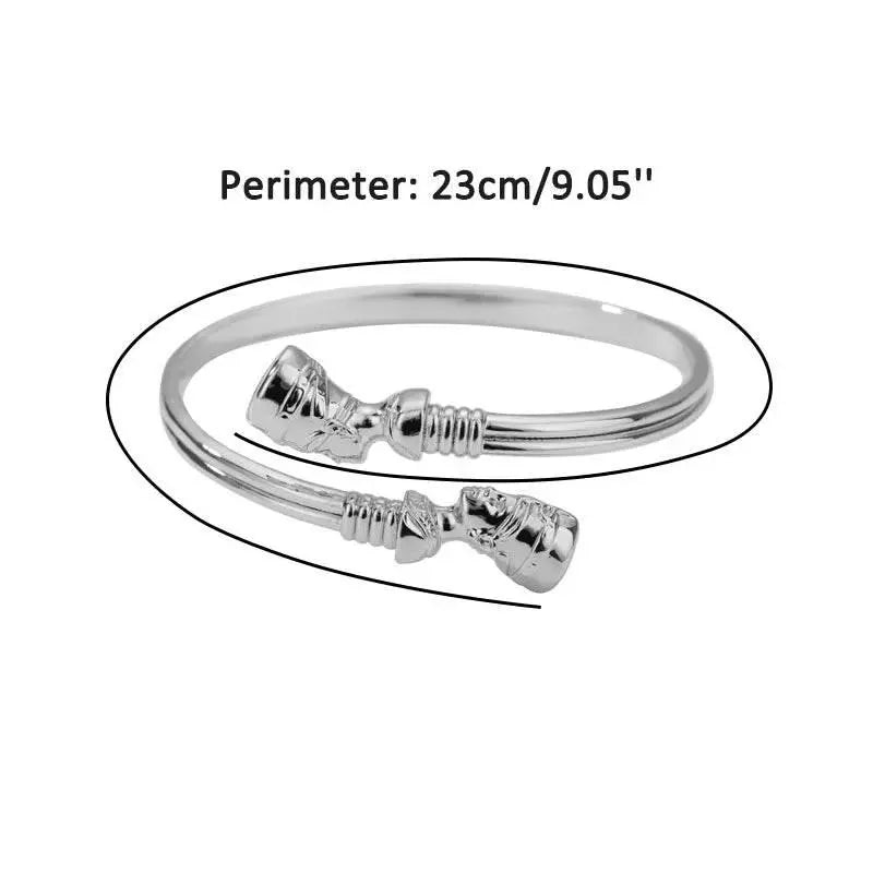 Nefertiti Adjustable Couple Bangles - HipHop Style Jewelry & Accessories by Zopi / AliExpress