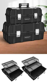 Tools Organizer Box Garage Professional Plastic Tool Case Box Electrician Storage Multifunctional Outdoor Waterproof Garage Tools Organizer Box by DSERS