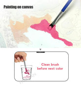 HUACAN Custom Photo Paint By Numbers Pets Child Diy Kit Picture For Living Room Home Decoration Painting by numbers by DSERS