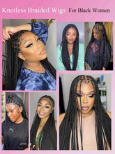 36Inch Cornrow Braided Wigs Synthetic Full Lace Knotless Braided Lace Wig With Baby Hair Small Part Braids Wig For Black Women Braided Wigs by DSERS / AliHairs Store