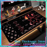 Mouse Pad Large Desk Mat P_Pokemones Anime Playmat 900x400 Xxl TGM PTCG Card Games Speed Computer and Office Gamer Cabinet mat by DSERS
