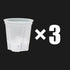 Premium Clear Desktop Resin Flower Pot, Transparent Nurturing Your Green Plants - Suitable for Placing Orchids by DSERS