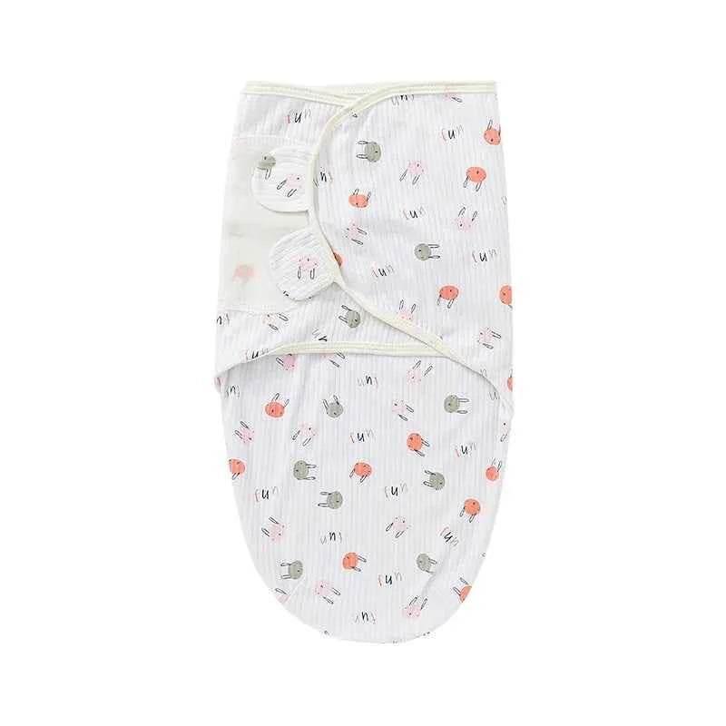Newborn Baby Wrap Anti-Startle 2Pcs/Set Baby Swaddle Sleeping Cocoon Design 100%Cotton Baby Adjustable Blanket 0-6 Months by DSERS