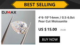 0.3-10ct Rare Oval Cut Moissanite Loose Stone Moissanite Diamond by DSERS
