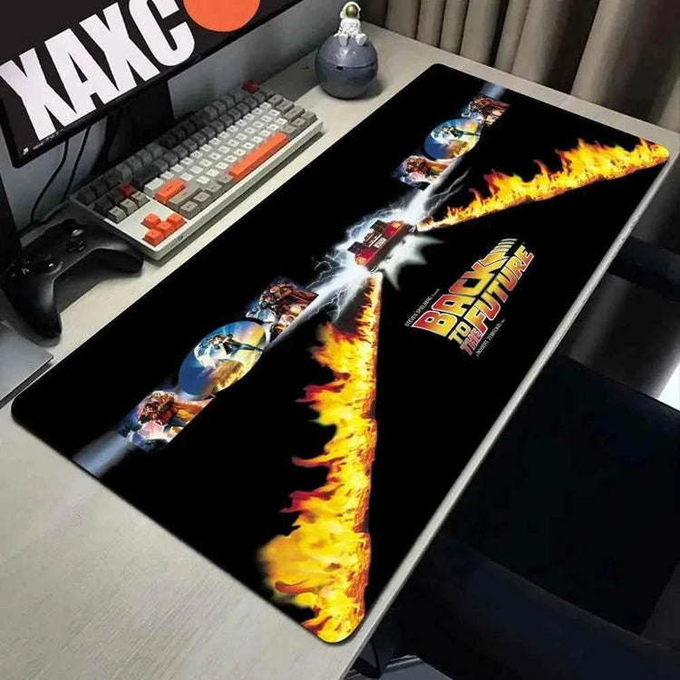 Back To The Future Large Mouse Pad 90x40cm Computer Mousepad Big Keyboard Mat Car Table Carpet Big Desk Mats Rubber Rugs by DSERS