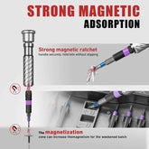 VMAN Precision 66in1 magnetic ratchet screwdriver set Detachable T - handle magneticizer Fix furniture, electronics & glasses Ratchet Screwdriver by DSERS