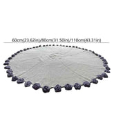 Creative Crochet Rose Bouquet Blanket Fashion Finished Rose Nap Blanket Soft Flower Hugging Blanket Valentine&