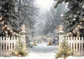 White Christmas Fireplace Background Xmas Tree Garland Gift Photography Backdrop Family Kids Holiday Party Banner Photo Studio by DSERS