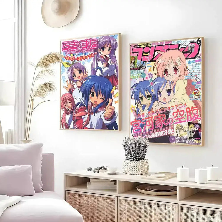 Anime Lucky Star Kawaii Home Decor Pooster by DSERS
