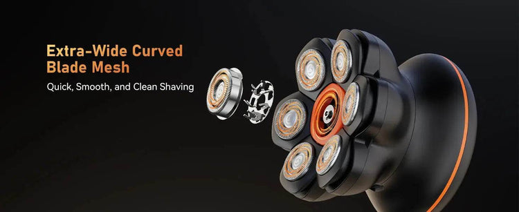MAXGROOM 7D Head Shaver for Bald Men IXP6 Waterproof USB Rechargeable Electric Hair Trimmer Beard Floating Blade Magnetic Razor Head Shaver for Bald Men by DSERS
