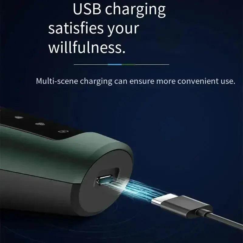 Electric Shavers for Men Waterproof Electric Trimmer Razor Wet Dry Use Rechargeable Battery Electric Razor by DSERS