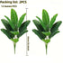 2pcs Large Realistic Artificial Bird of Paradise Plants UV Resistant No Fade Fake Banana Leaf Palm Tree for All Season Decor by DSERS