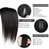 Doreen 13*13cm 8" 12" 16" Topper Human Hair Bangs Real Remy Human Hair Toppers for Women With Thin Hair Silk Base with Hair Weft Hair Accessories by Zopi / AliExpress