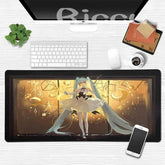 Large Gaming Mouse Pad Hatsune M-miku Mousepad PC Gamer Desk Mat Office Decoration Mouse Mat E-Sports Playmat Game Accessories by DSERS