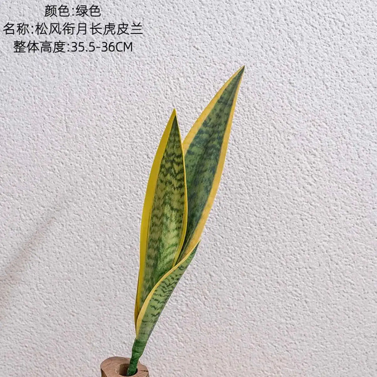 Aritificial Snake Plant Home Decorations Wedding Supply School Eucalyptus Plant by DSERS