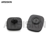 100pcs Anti Theft Tags Rf 8.2Mhz Mini Square EAS Retail Security Clothes Hard Tags for Garment Shop Supermarket with Pins Unlock by DSERS