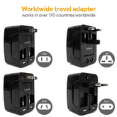 International Travel Adapter with USB Ports Power Adapters by Travellty