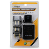 Step-down Travel Voltage Converter and Adapter Kit with Pouch Power Adapters by Travellty