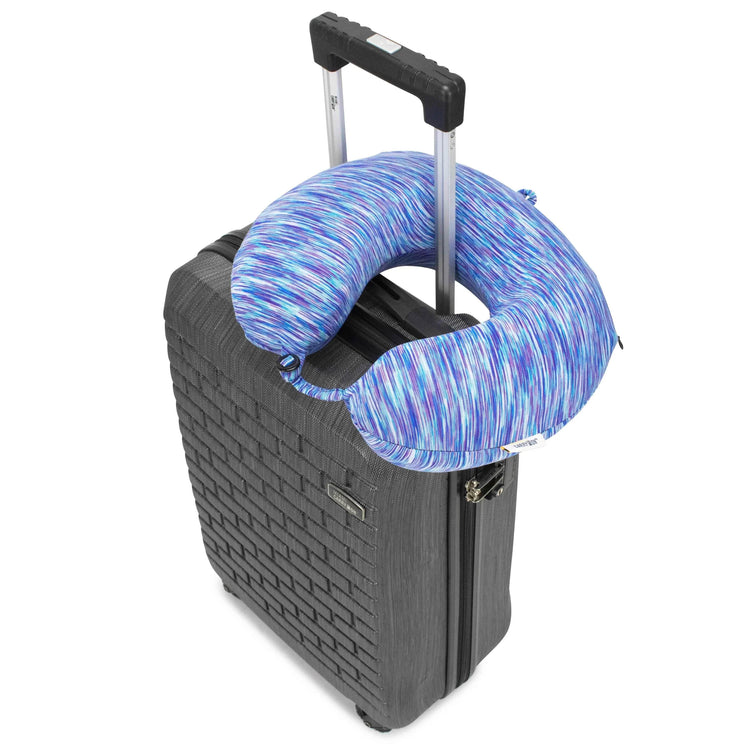 Space Dye Memory Foam Neck Pillow Travel Pillows by Travellty