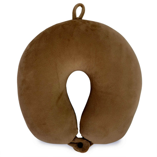 Plush Microbeads Travel Neck Pillow Travel Pillows by Travellty