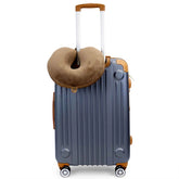 Plush Microbeads Travel Neck Pillow Travel Pillows by Travellty