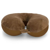 Plush Microbeads Travel Neck Pillow Travel Pillows by Travellty