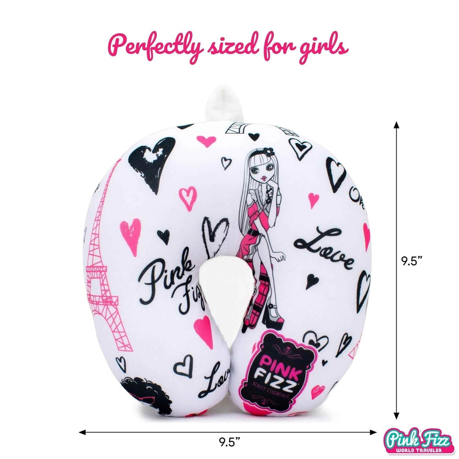 Microbeads Neck Pillow for Girls Travel Pillows by Travellty