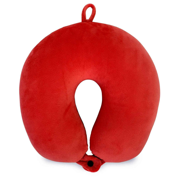 Plush Microbeads Travel Neck Pillow Travel Pillows by Travellty