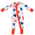 Convertible Ruffle Zippy Red White & Bows by Khlobe