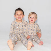 Two Piece Pajama Set Ecstatic Beige by Khlobe