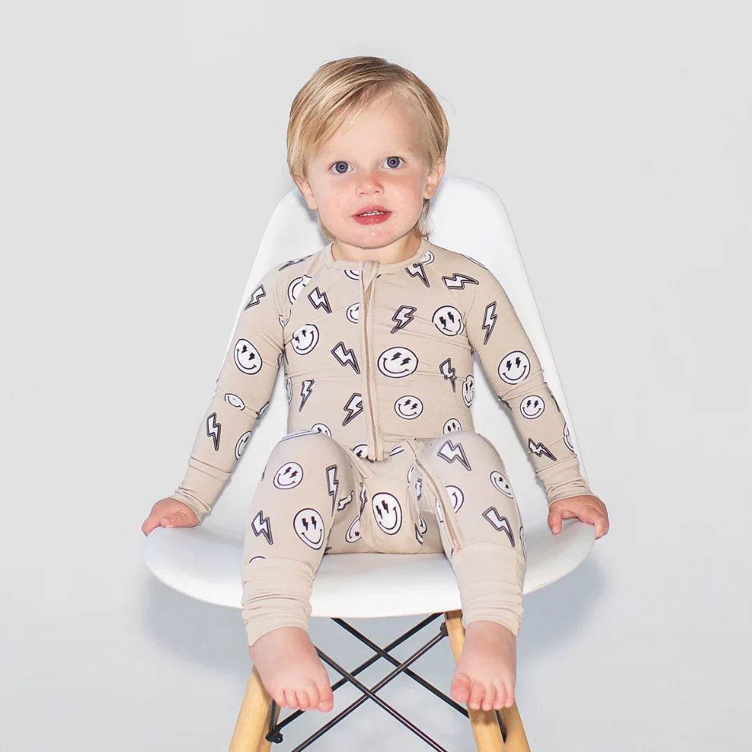 Two Piece Pajama Set Ecstatic Beige by Khlobe